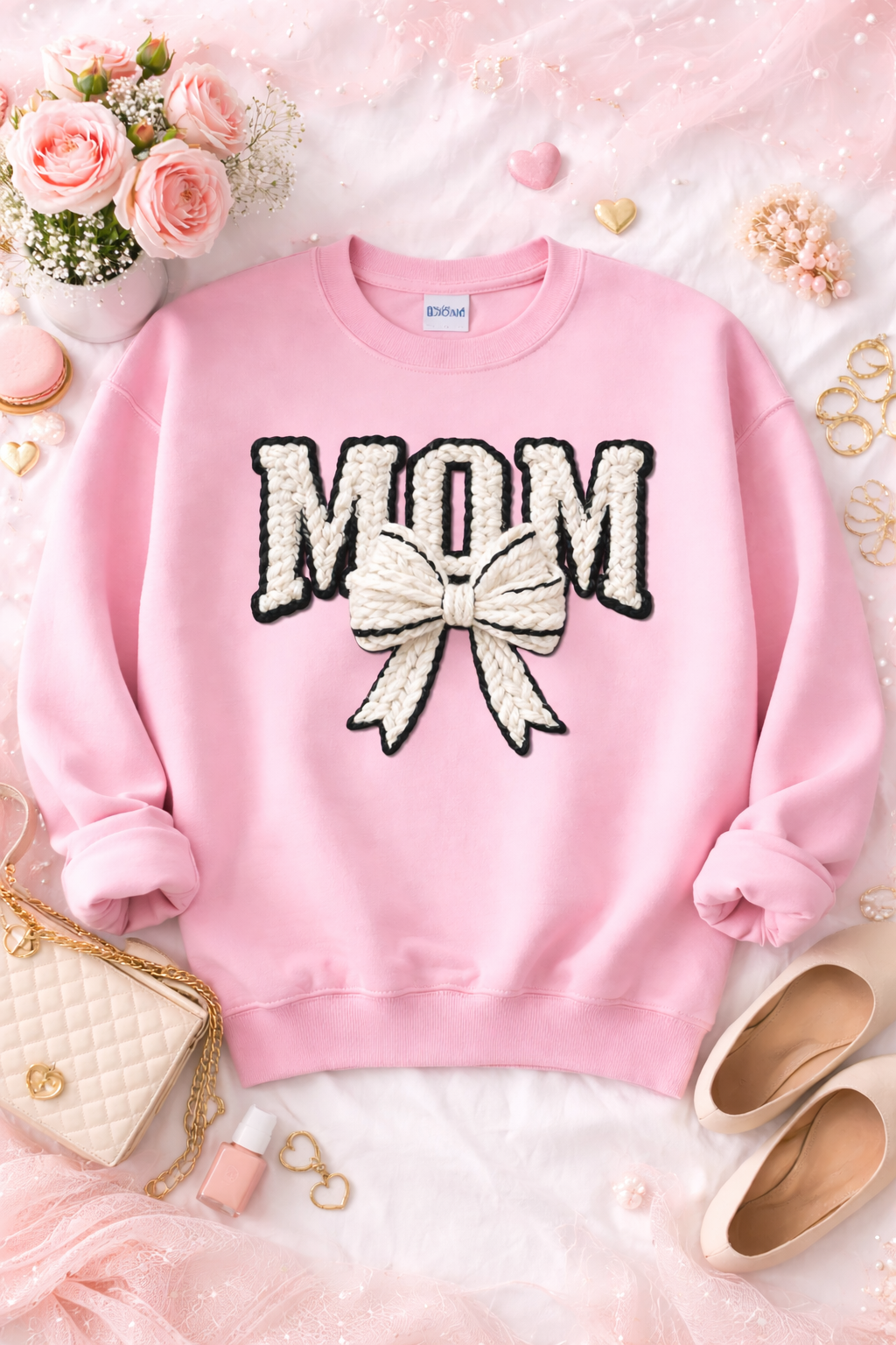 Mom Bow crewneck
